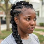 Braided Mohawk Cornrows