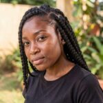 Large Triangle Box Braids