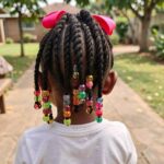Beads And Box Cornrow Ponytail