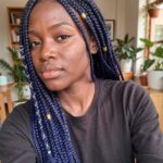 Blue Crochet Box Braid