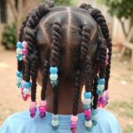 Jumbo Twists With Beads For Girls