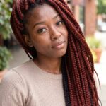 Muted Red Large Crochet Box Braids