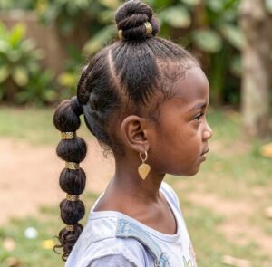 Pharoah buns for girls