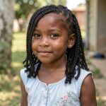 Short Bob With Beads For Girls