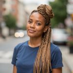 Swoop Bun Crochet Box Braids