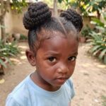 Two Pigtail Buns With Braids For Girls