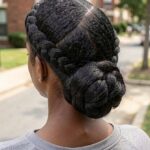 Twobraid Low Bun