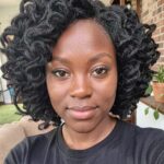 Curly Short Faux Locs Crochet
