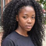 Half Up Curly Crochet