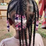 Little Giurls Braid And Beads