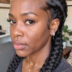 Natural Hair Boxer Braid