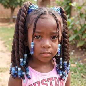 two Ponytail Twist Hair