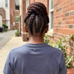 Cornrow Braided Updo