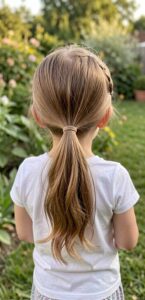 Cute Hairstyles for Girls - Asymmetric Mini Braids and Ponytail