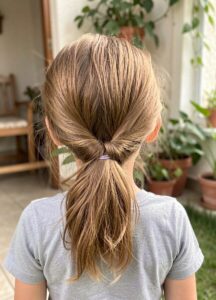 Cute Hairstyles for Girls - Pull Through Ponytail