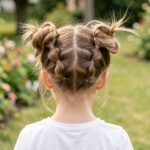 Cute Hairstyles For Girls Reverse Bubble Braids And Space Buns