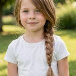 Cute Hairstyles For Girls Simple Side Fishtail Braid