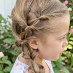 Cute Hairstyles For Little Girls Lipped Side Ponytail