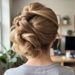 Prom Hairstyles Medium Hair Asymmetric Up Do
