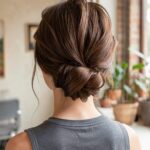 Prom Hairstyles Medium Hair Chic Low Chignon