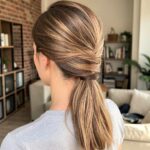 Prom Hairstyles Medium Hair Low Wrap Around Ponytail