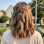 Prom Hairstyles Medium Hair Twisted Braids