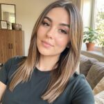 Collarbone Length Haircuts Blunt Cut With Grown Out Bangs
