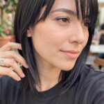 Collarbone Length Haircuts Choppy Layered Lob With Bangs