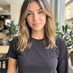 Collarbone Length Haircuts Choppy And Toulsed Bob With Partial Highlights
