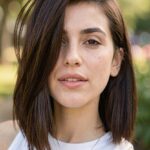 Collarbone Length Haircuts Extreme Side Part And Face Framing Layers