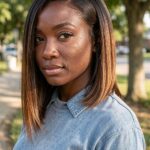 Collarbone Length Haircuts Super Sleek A Line Hairstyle