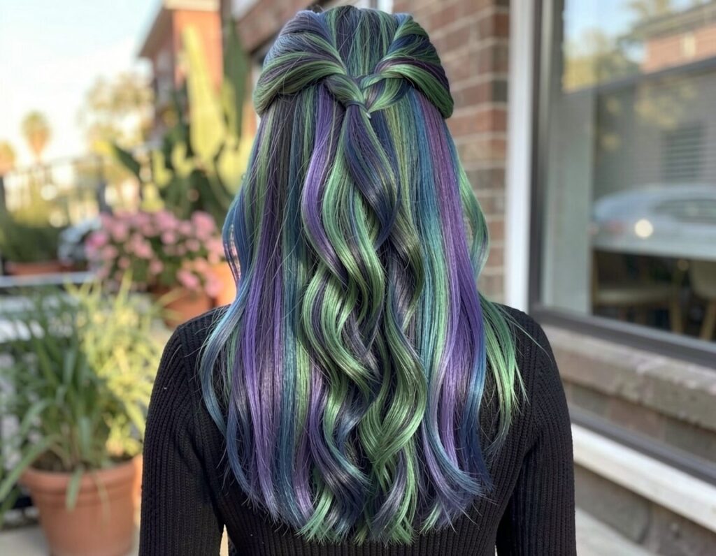 Peacock Hair Color