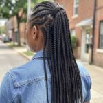 Low Ponytail Cornrows
