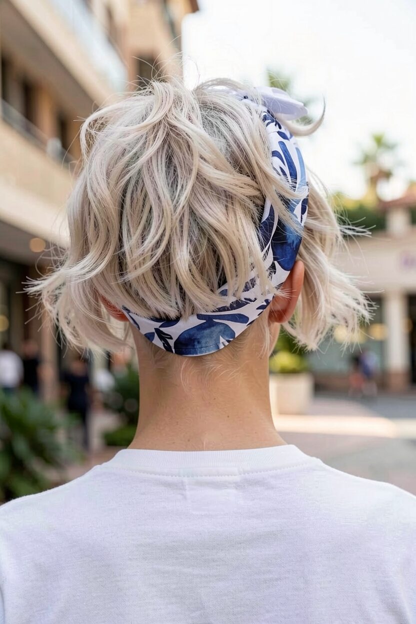 Grown Out Pixie with Beach Waves