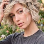 Beach Waves Short Hair Short Bob With Bouncy Beach Waves