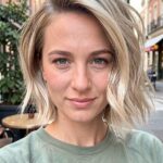 Beach Waves Short Hair Short And Blunt Blonde Bob