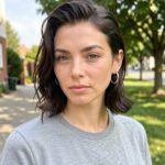 Beach Waves Short Hair Slicked Back Bob With Texture