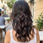 Big Curls Pulled Back