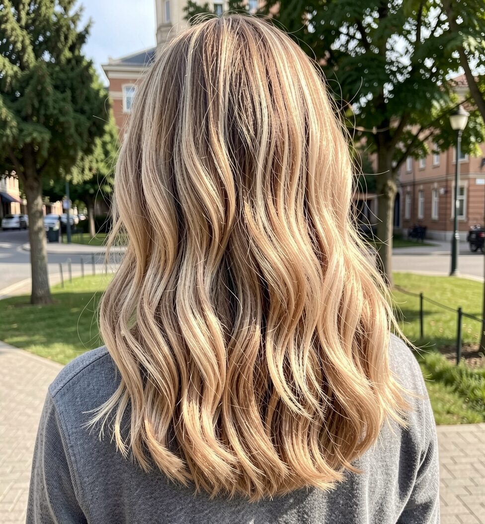 orange bronze blonde