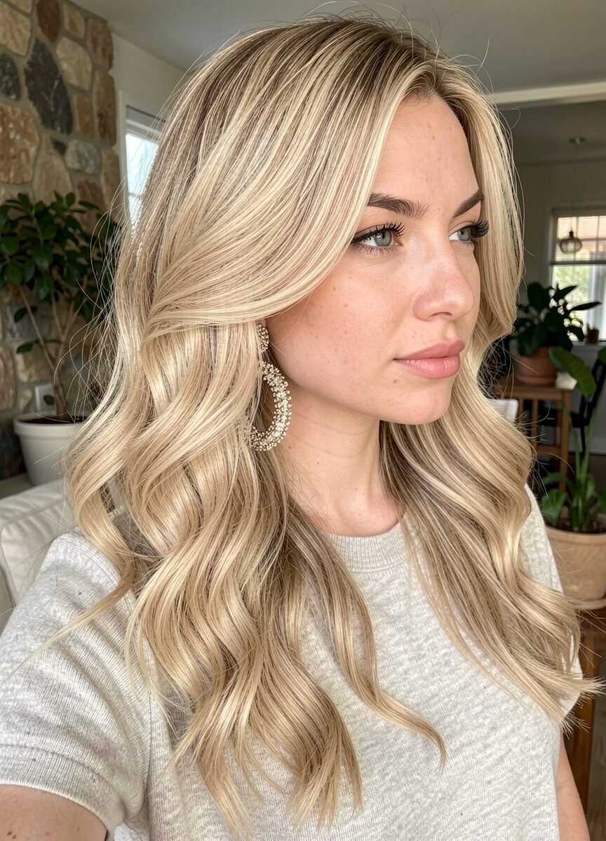cream color blonde hair