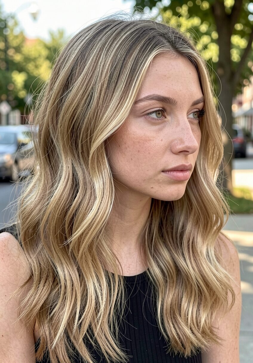 dark undertone with golden blonde