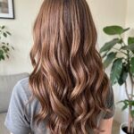 Half Up Curls With Flower Detail