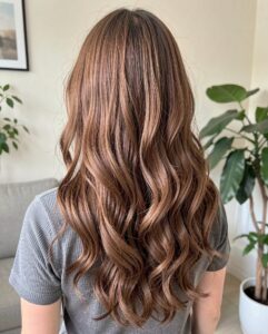 half up curls with flower detail