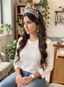 long side braid crown