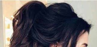 Quinceanera Hairstyles glam halfup curls