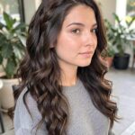 Tucked Braid Long Curly