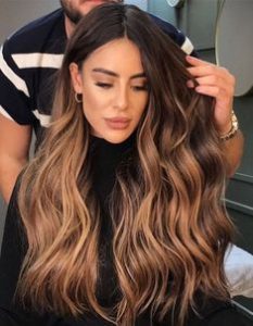 brown ombre balayage