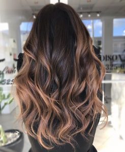 caramel brown balayage