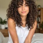 Curly Bangs Shoulder