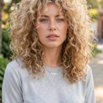 Curly Piecey Bangs